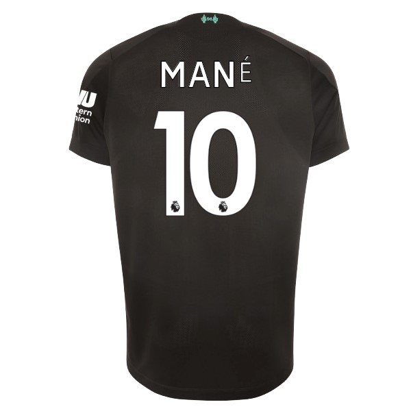 Camiseta Liverpool NO.10 Mane 3ª 2019-2020 Negro